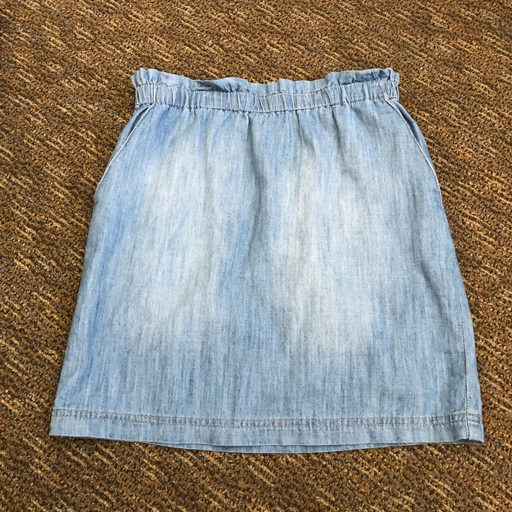 XS universal thread denim skirt